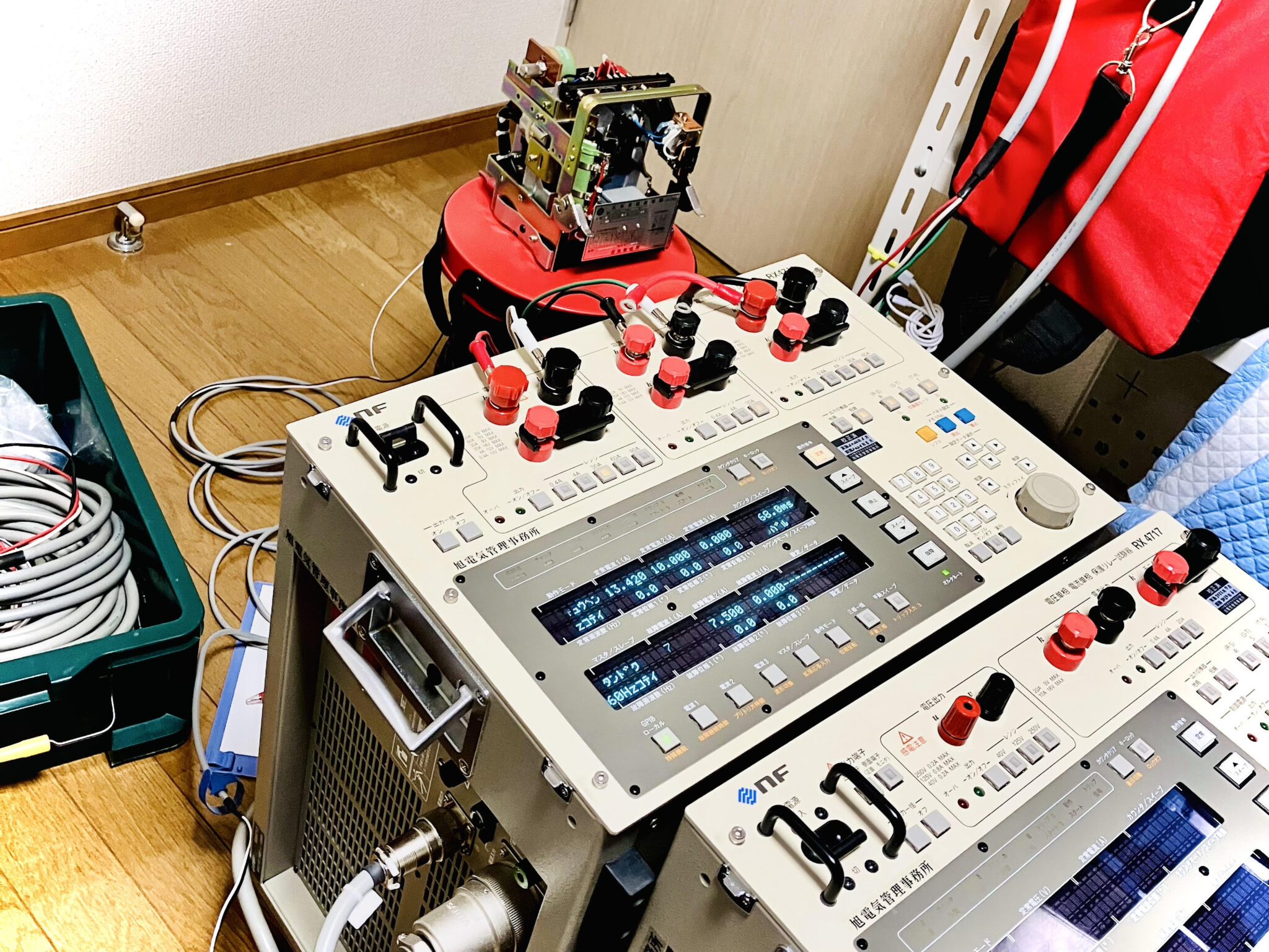 誘導円盤型比率差動継電器試験の練習 - 旭電気管理事務所